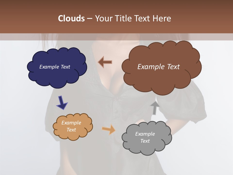 Fashion Model Portrait PowerPoint Template