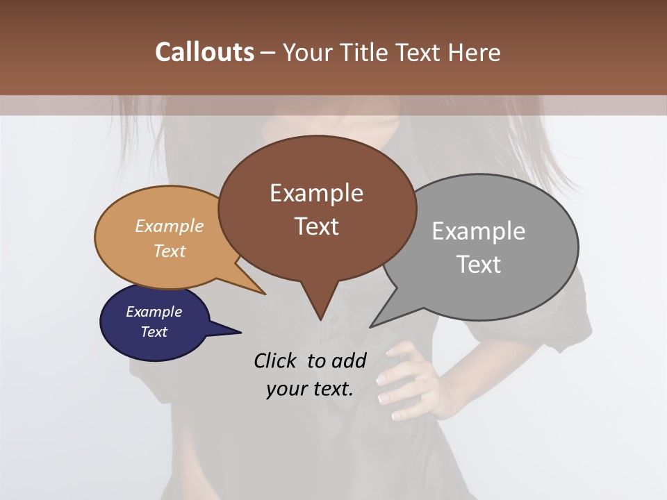 Fashion Model Portrait PowerPoint Template