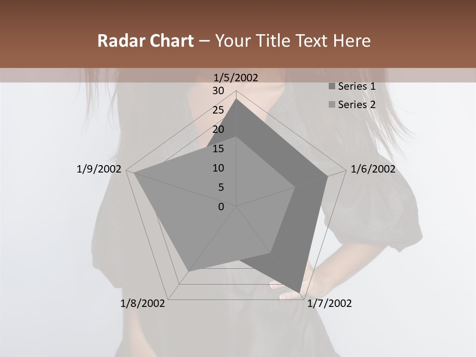 Fashion Model Portrait PowerPoint Template