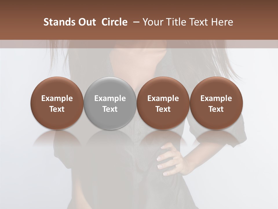 Fashion Model Portrait PowerPoint Template