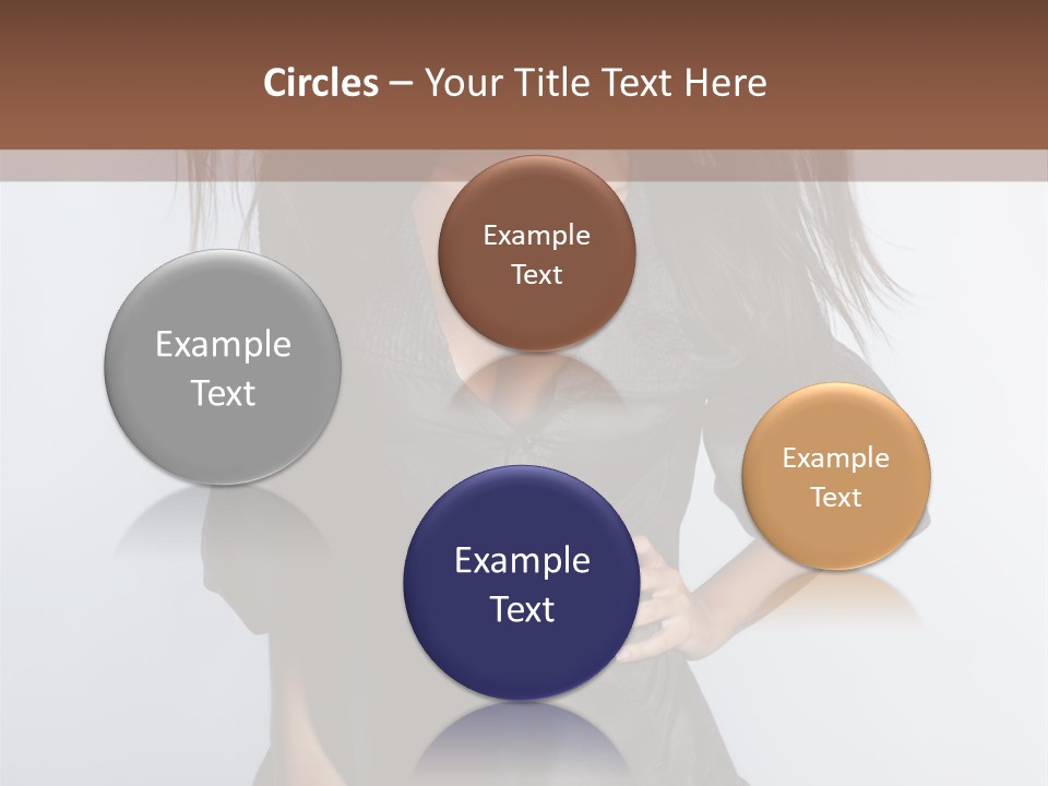 Fashion Model Portrait PowerPoint Template