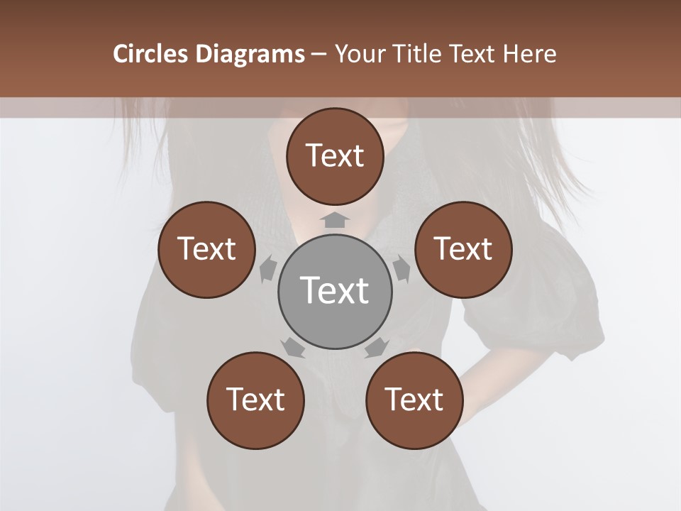 Fashion Model Portrait PowerPoint Template