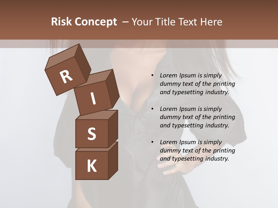 Fashion Model Portrait PowerPoint Template