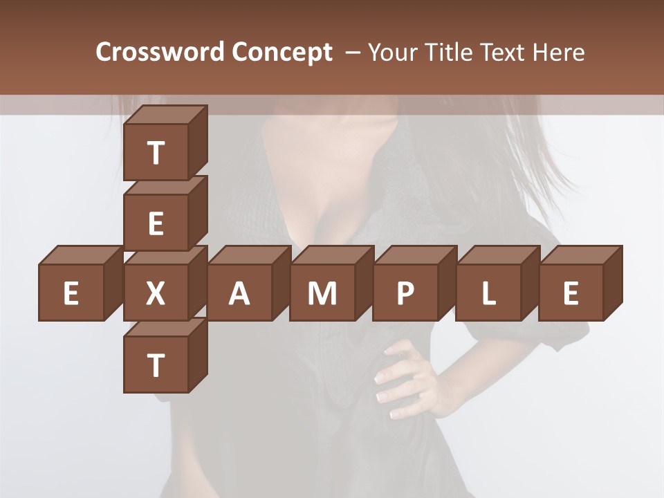 Fashion Model Portrait PowerPoint Template