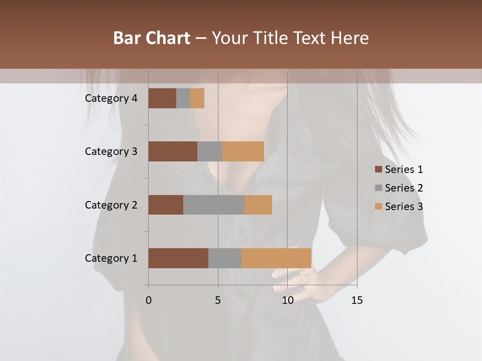 Fashion Model Portrait PowerPoint Template