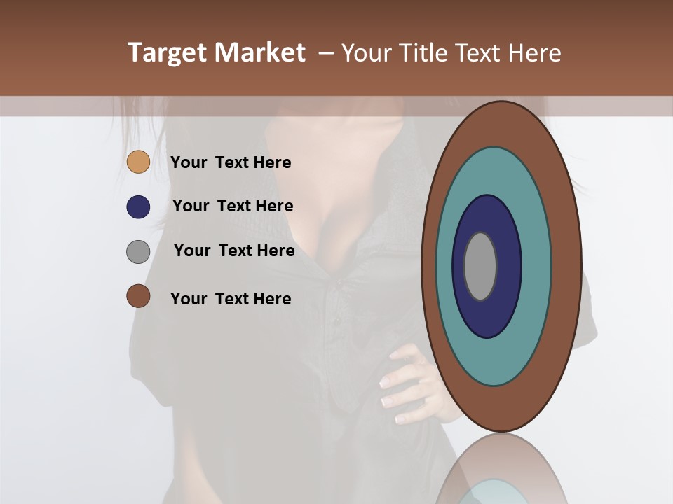 Fashion Model Portrait PowerPoint Template