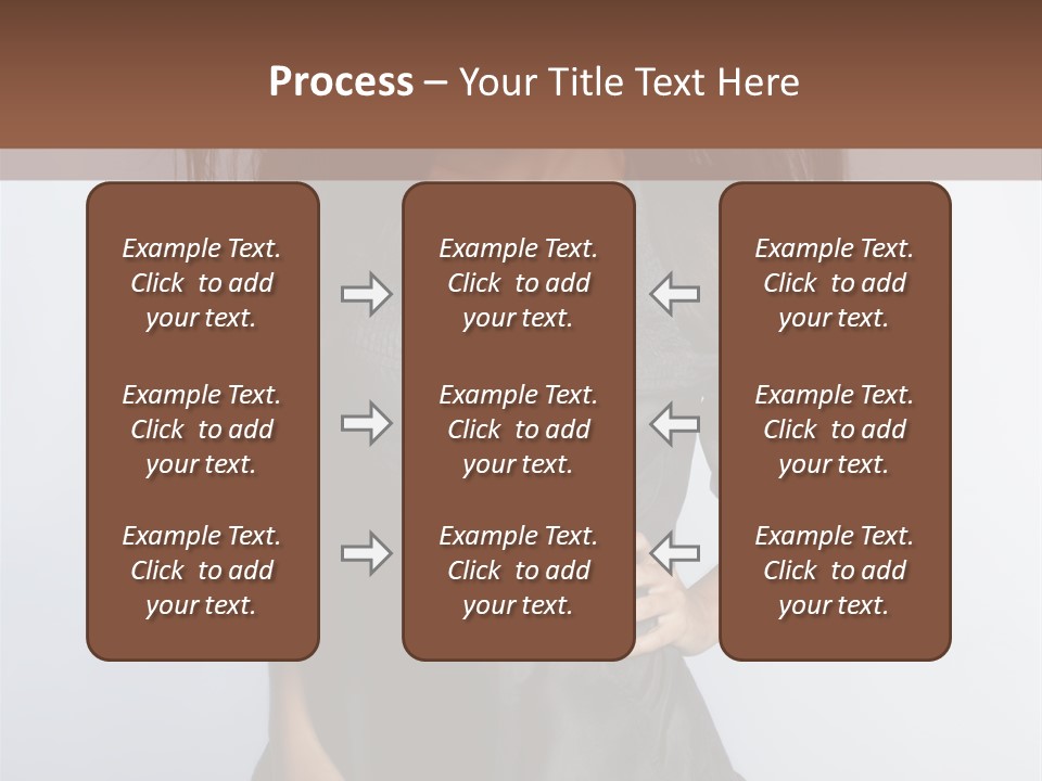 Fashion Model Portrait PowerPoint Template