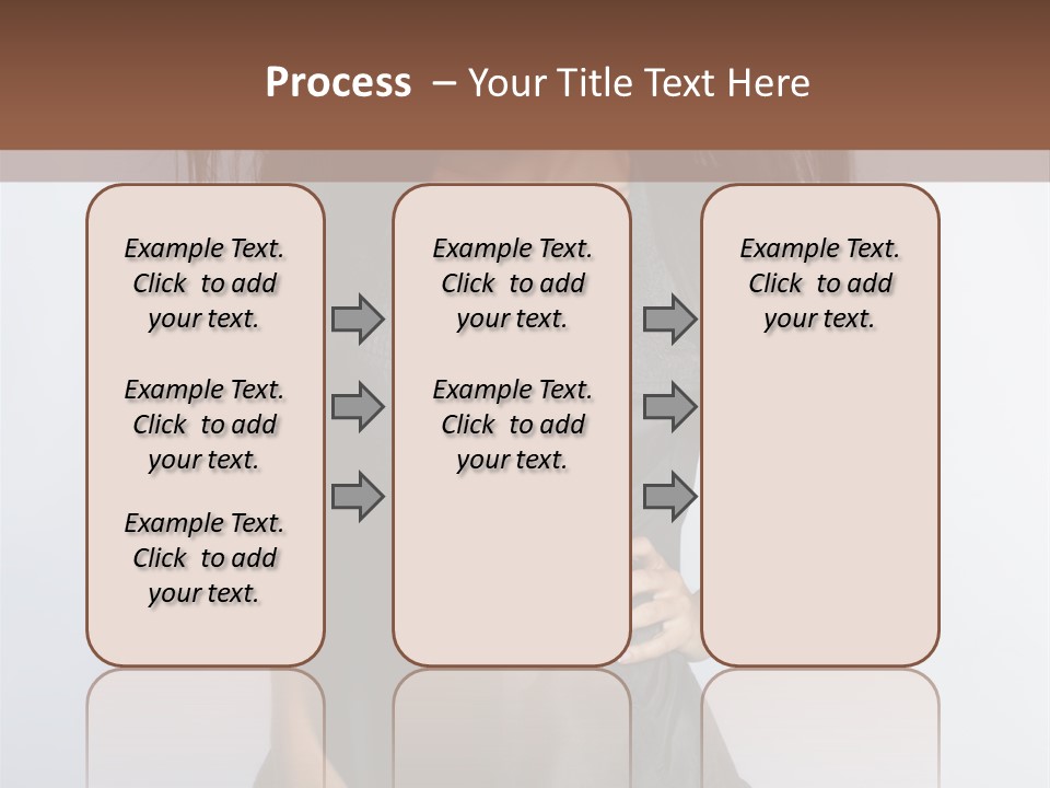 Fashion Model Portrait PowerPoint Template