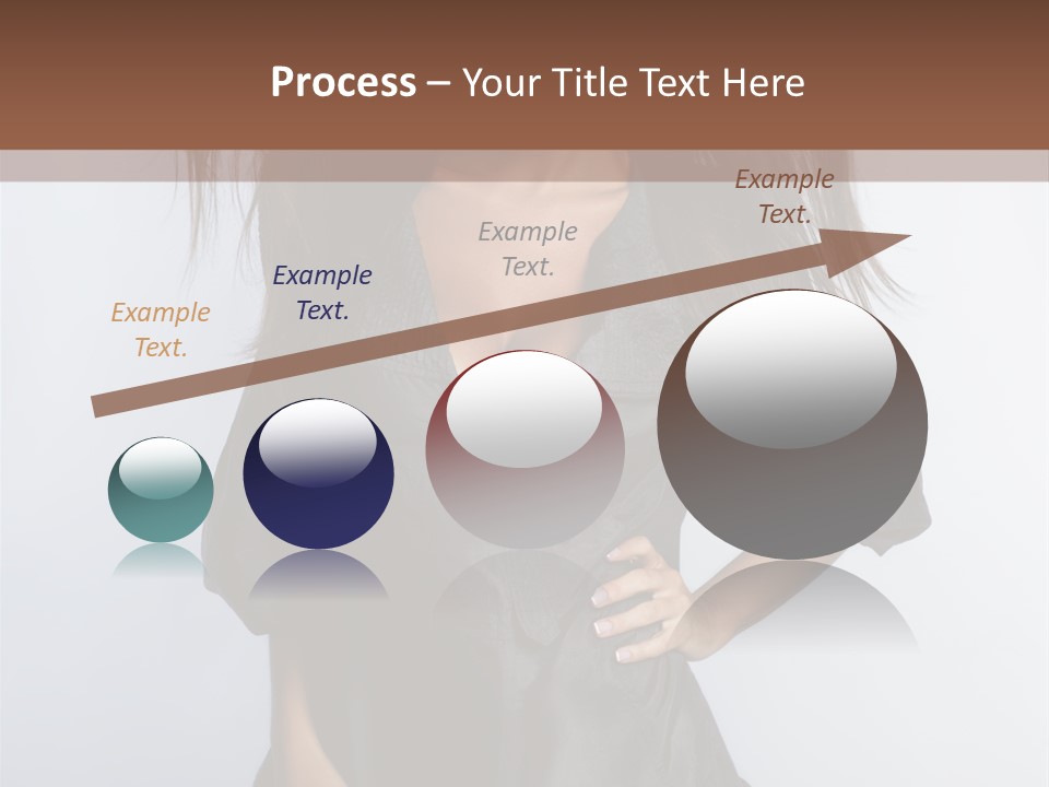 Fashion Model Portrait PowerPoint Template