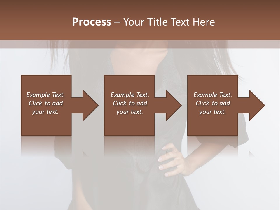 Fashion Model Portrait PowerPoint Template