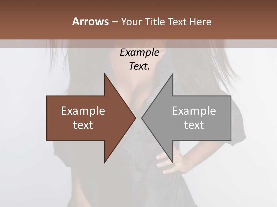 Fashion Model Portrait PowerPoint Template