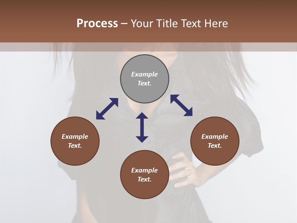 Fashion Model Portrait PowerPoint Template