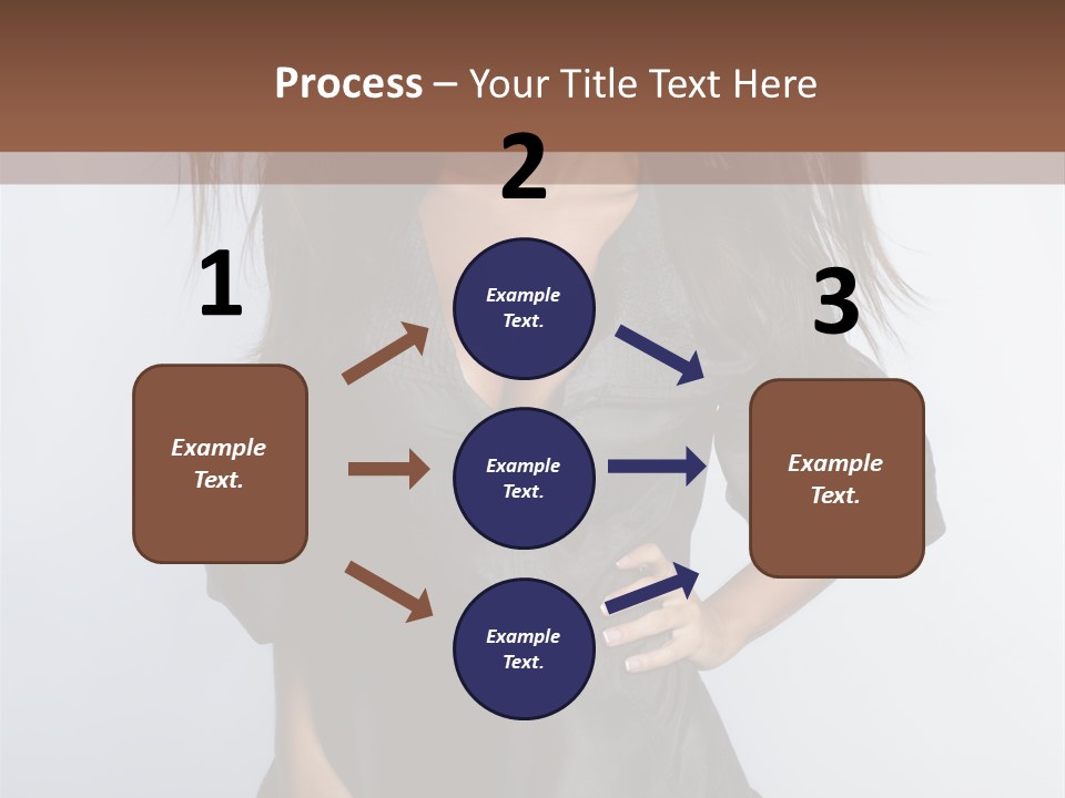 Fashion Model Portrait PowerPoint Template