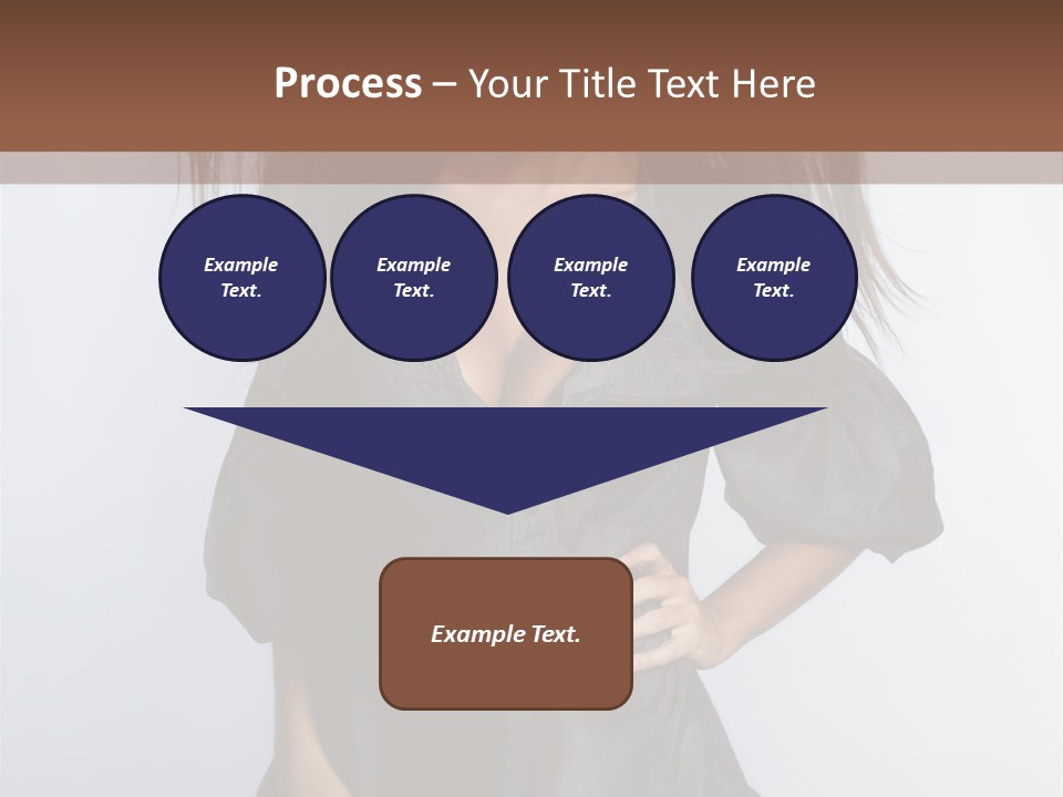 Fashion Model Portrait PowerPoint Template