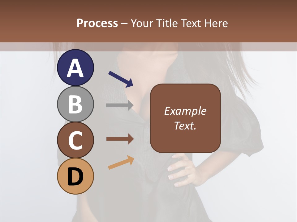 Fashion Model Portrait PowerPoint Template