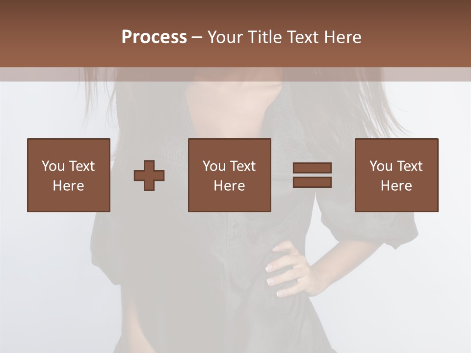 Fashion Model Portrait PowerPoint Template