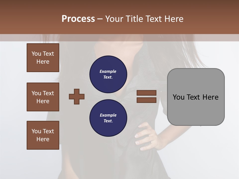 Fashion Model Portrait PowerPoint Template