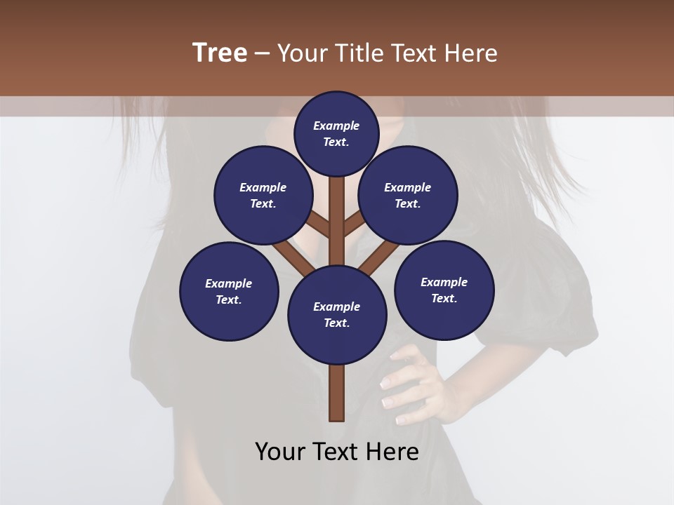 Fashion Model Portrait PowerPoint Template