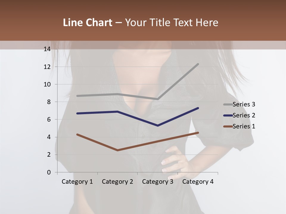 Fashion Model Portrait PowerPoint Template