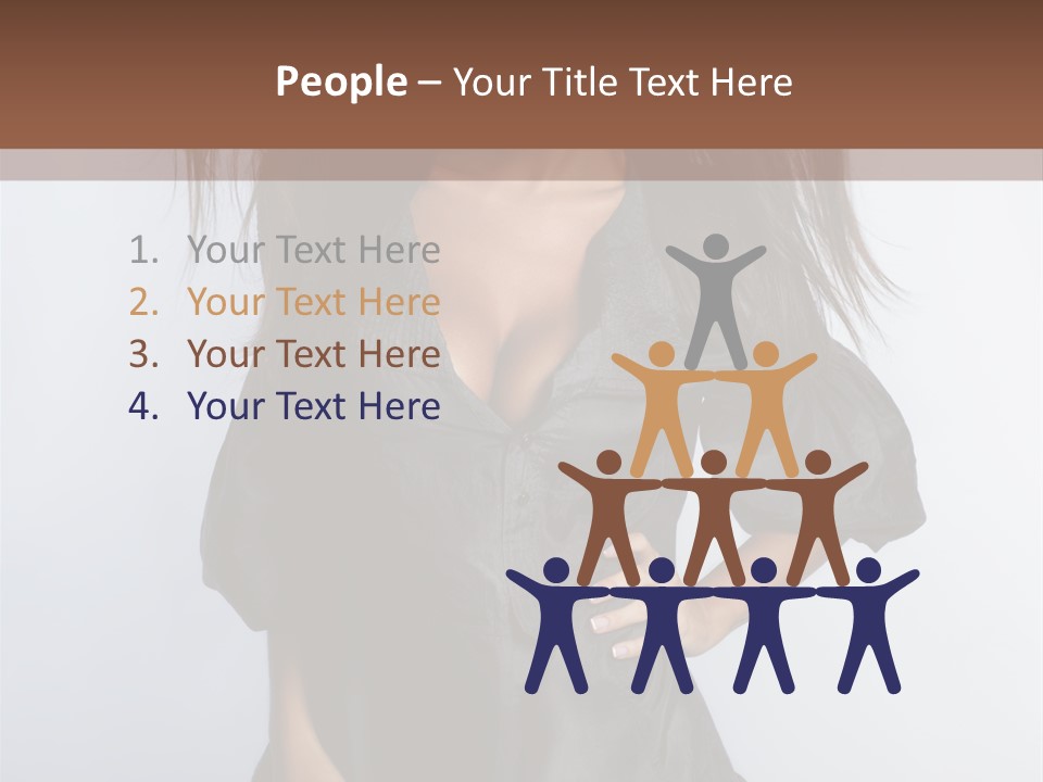 Fashion Model Portrait PowerPoint Template