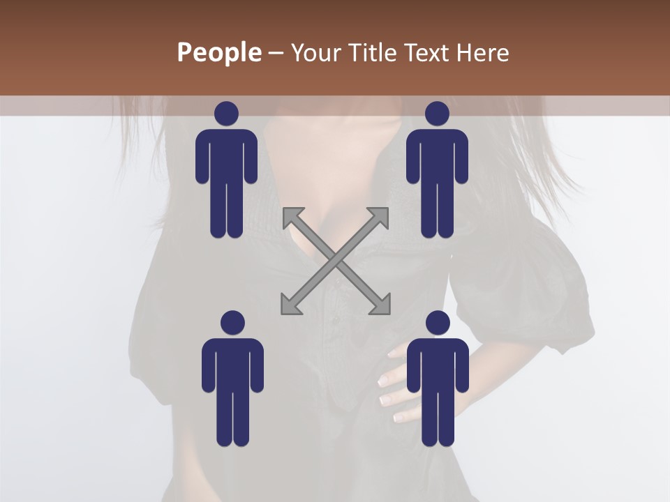 Fashion Model Portrait PowerPoint Template