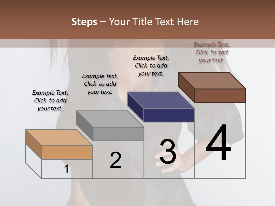 Fashion Model Portrait PowerPoint Template