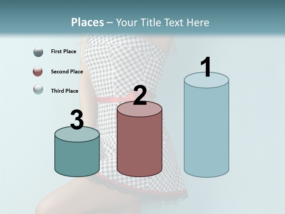 Heel Caucasian Red PowerPoint Template