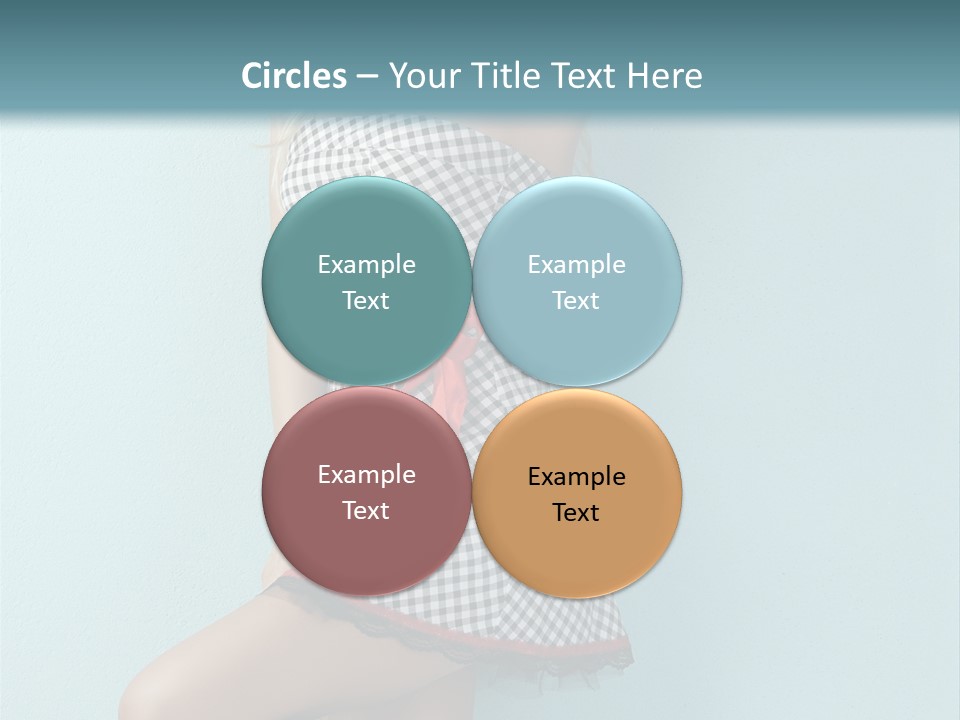 Heel Caucasian Red PowerPoint Template