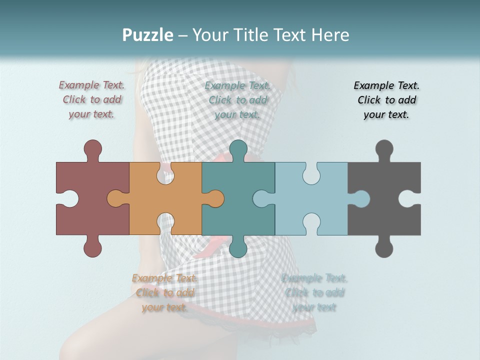 Heel Caucasian Red PowerPoint Template