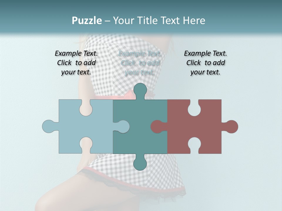 Heel Caucasian Red PowerPoint Template