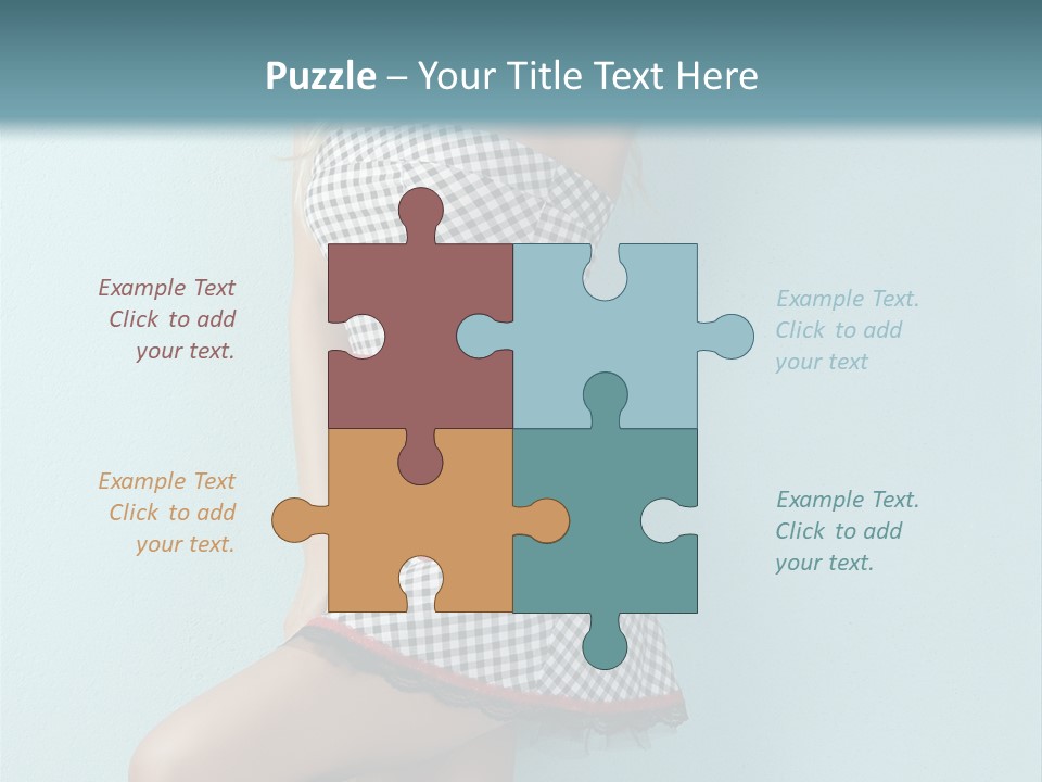 Heel Caucasian Red PowerPoint Template