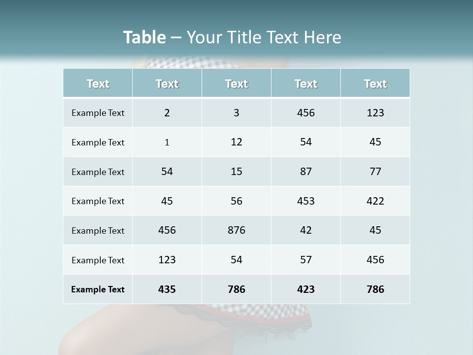 Heel Caucasian Red PowerPoint Template