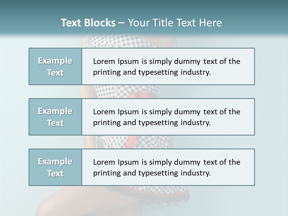 Heel Caucasian Red PowerPoint Template