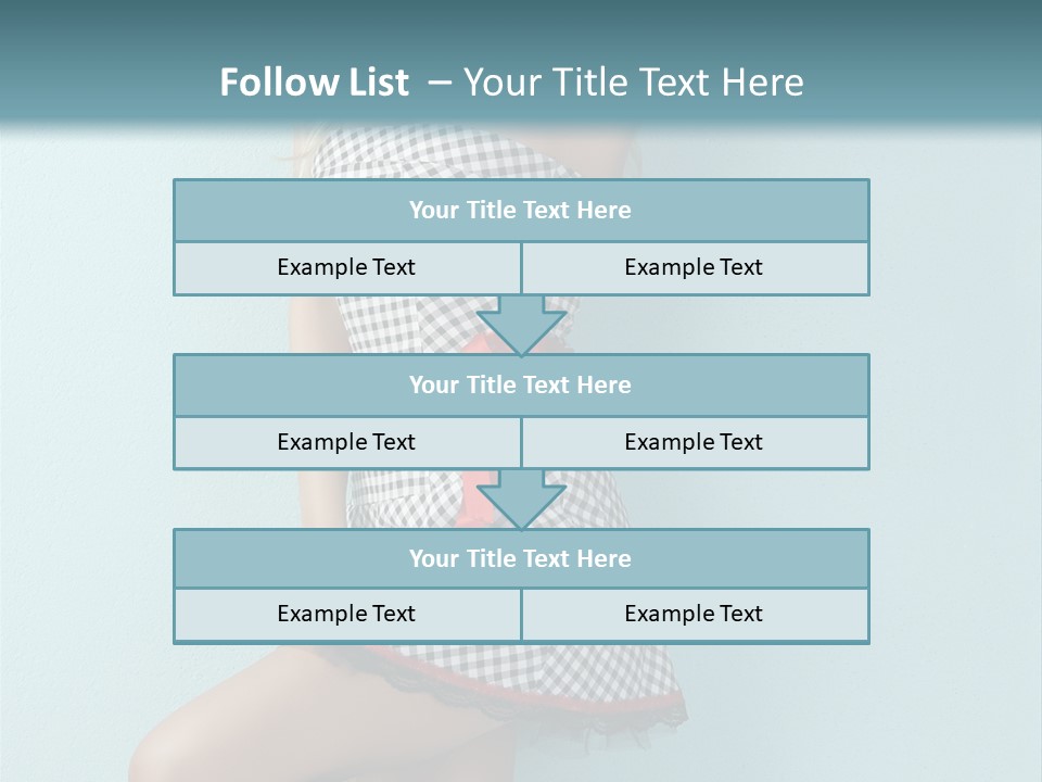 Heel Caucasian Red PowerPoint Template