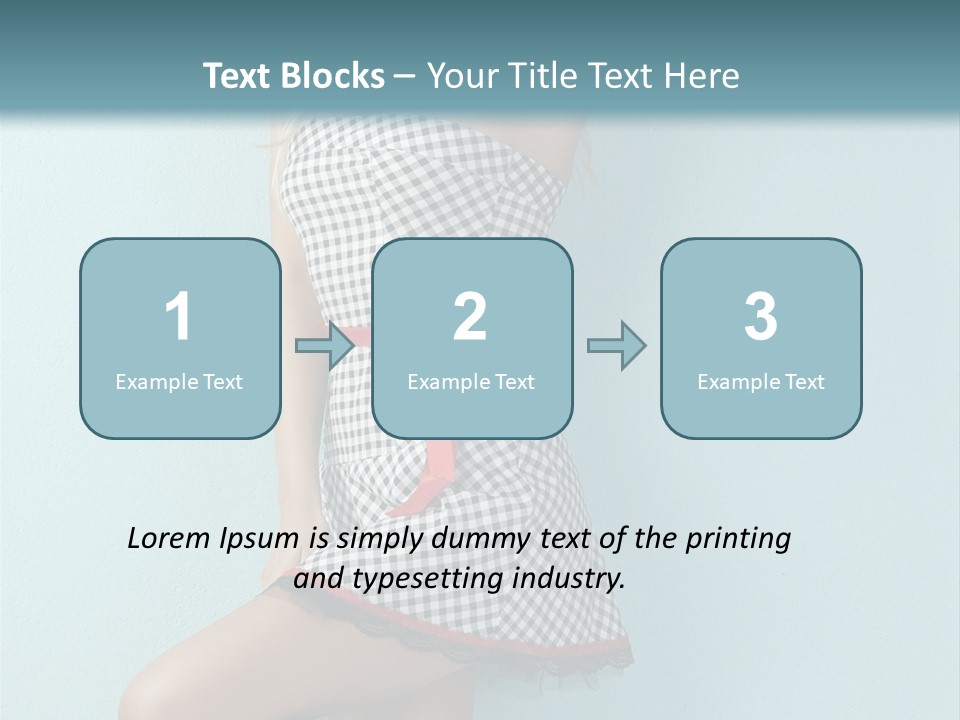 Heel Caucasian Red PowerPoint Template