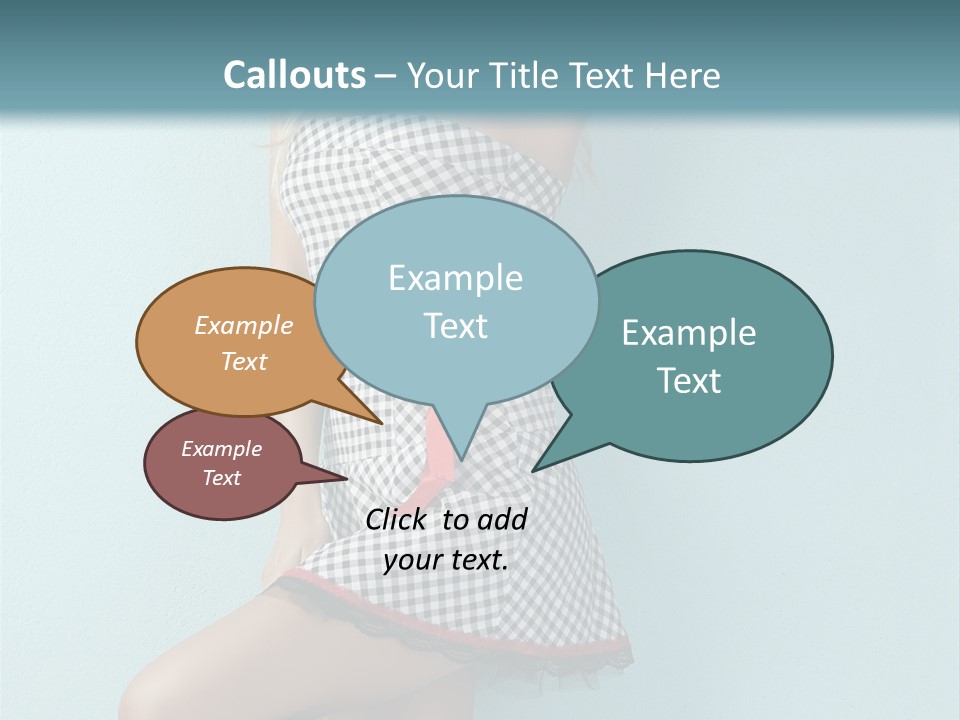 Heel Caucasian Red PowerPoint Template