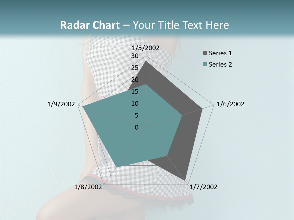 Heel Caucasian Red PowerPoint Template