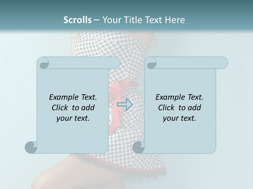 Heel Caucasian Red PowerPoint Template