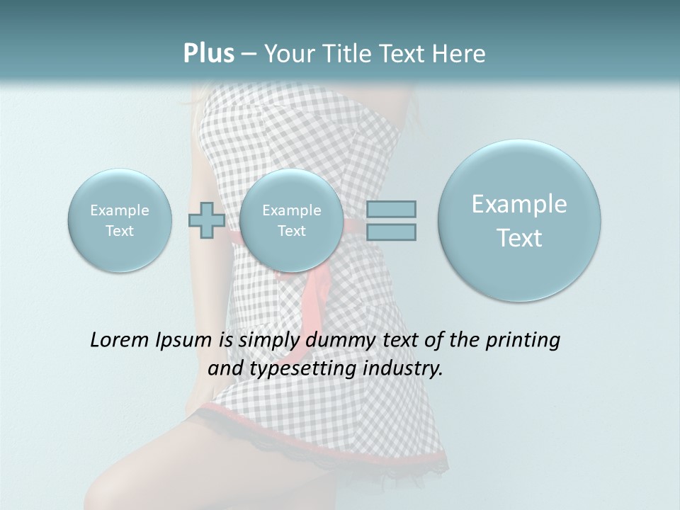 Heel Caucasian Red PowerPoint Template