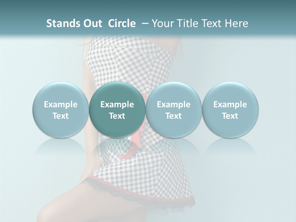 Heel Caucasian Red PowerPoint Template