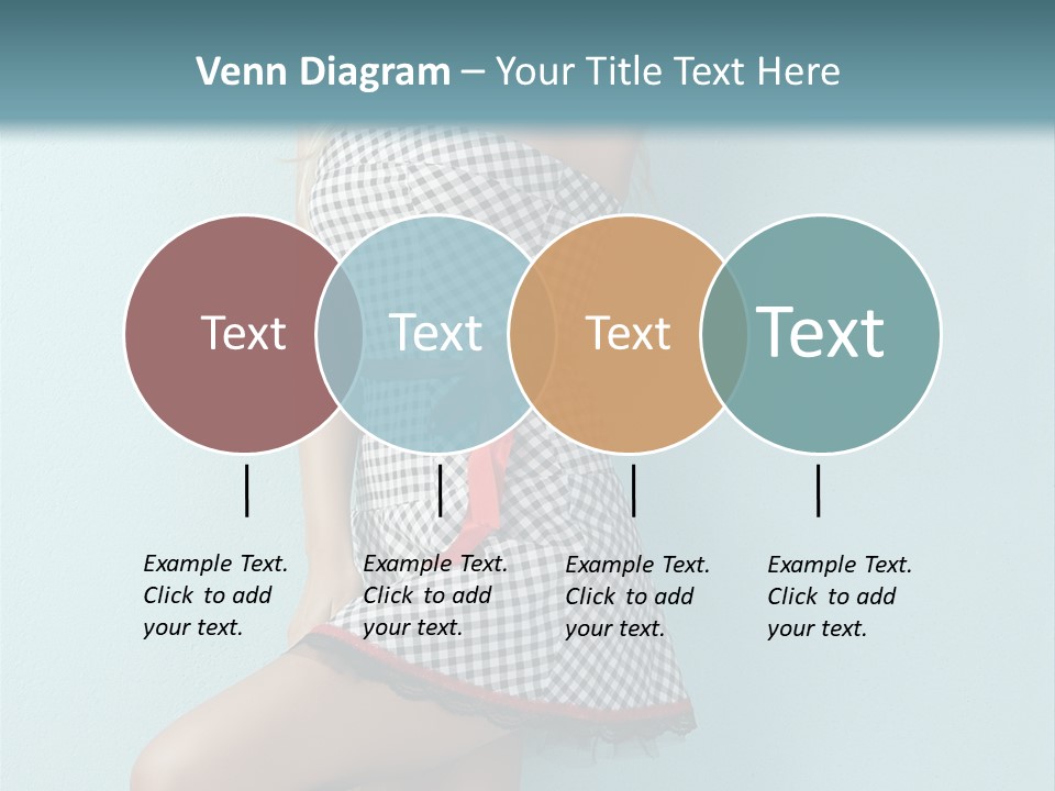 Heel Caucasian Red PowerPoint Template