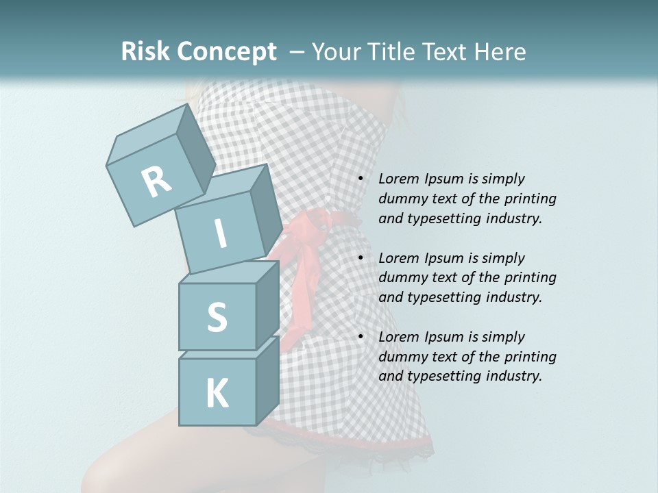 Heel Caucasian Red PowerPoint Template