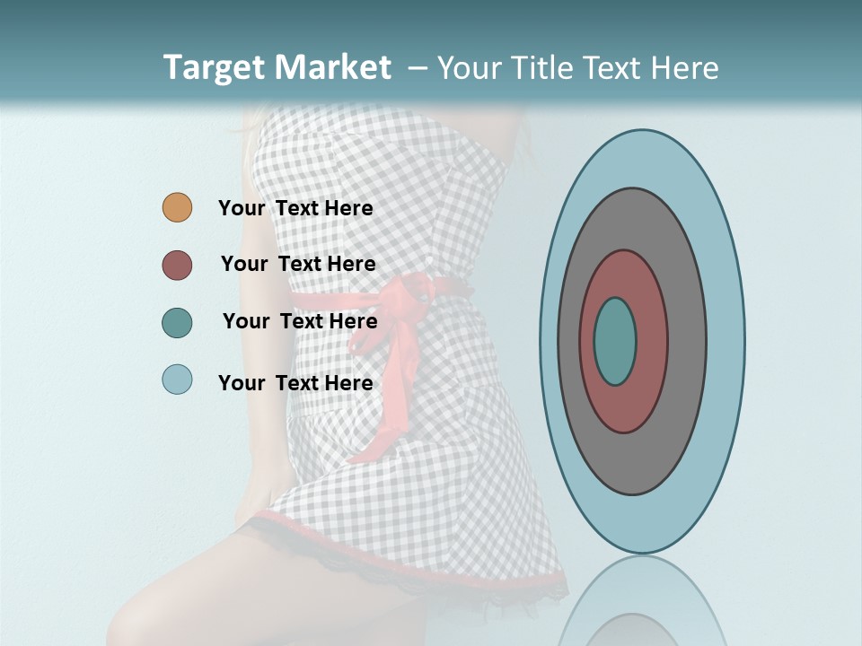 Heel Caucasian Red PowerPoint Template