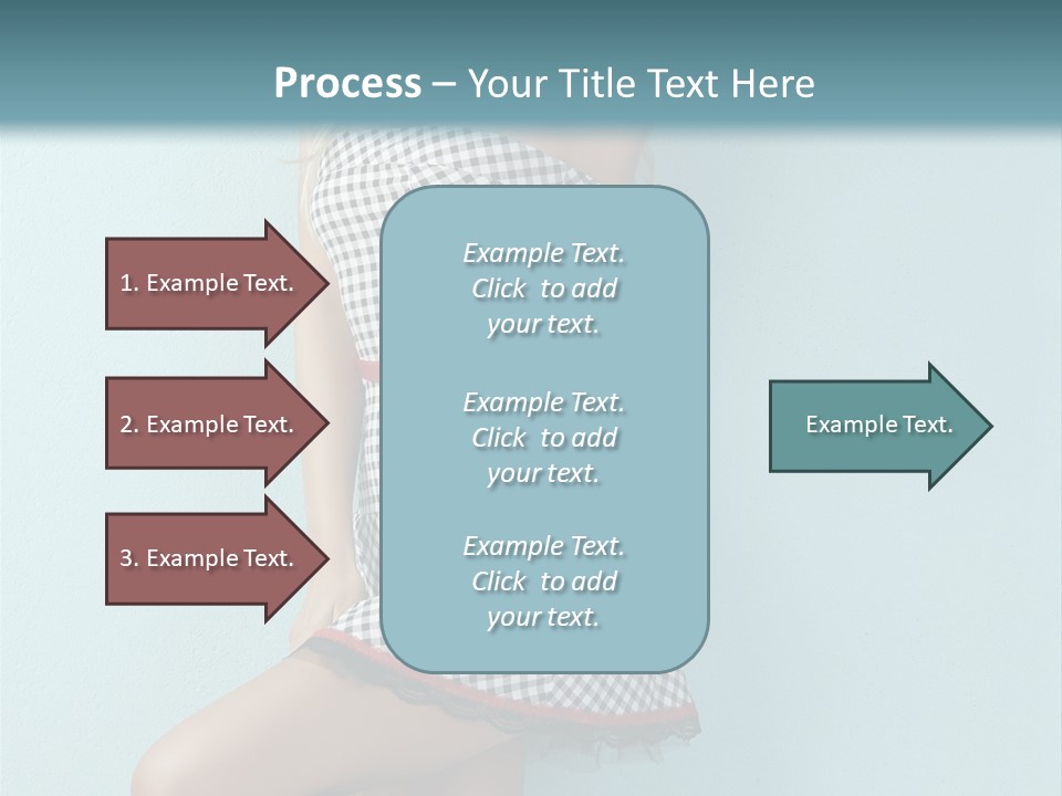 Heel Caucasian Red PowerPoint Template