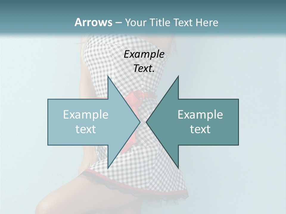 Heel Caucasian Red PowerPoint Template