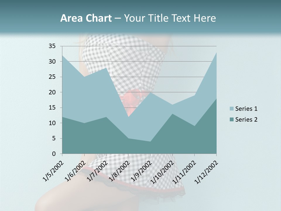 Heel Caucasian Red PowerPoint Template