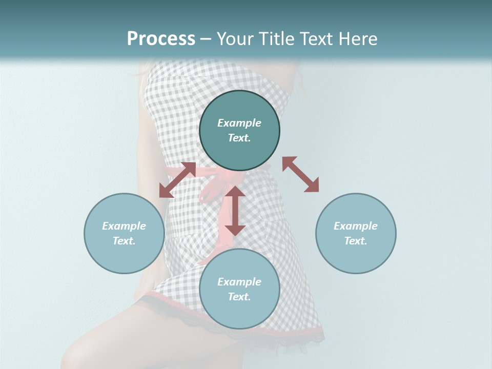 Heel Caucasian Red PowerPoint Template