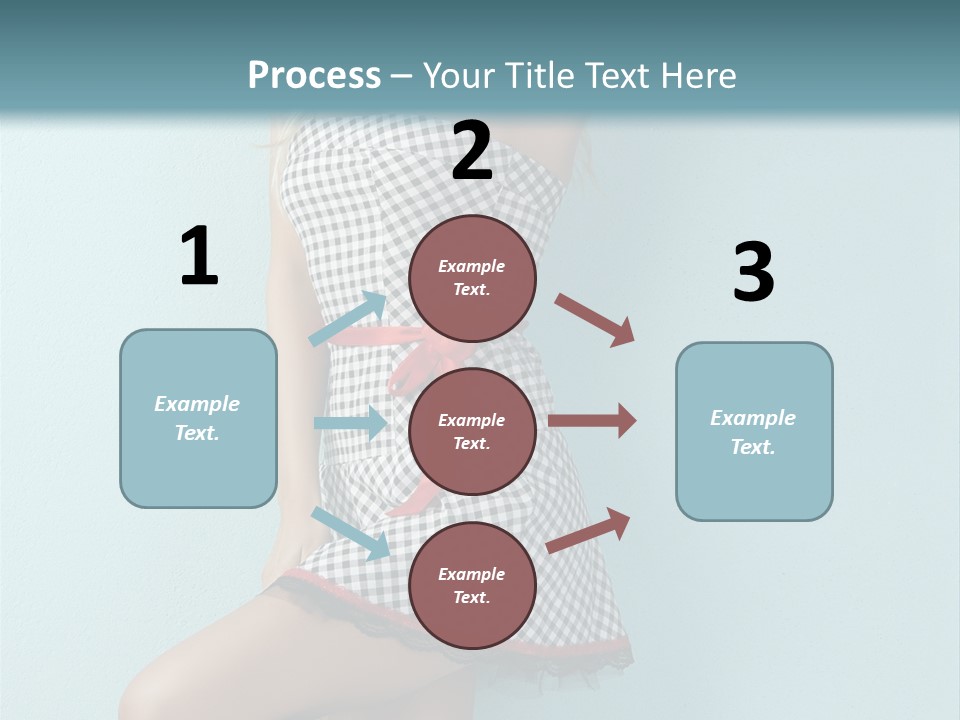 Heel Caucasian Red PowerPoint Template
