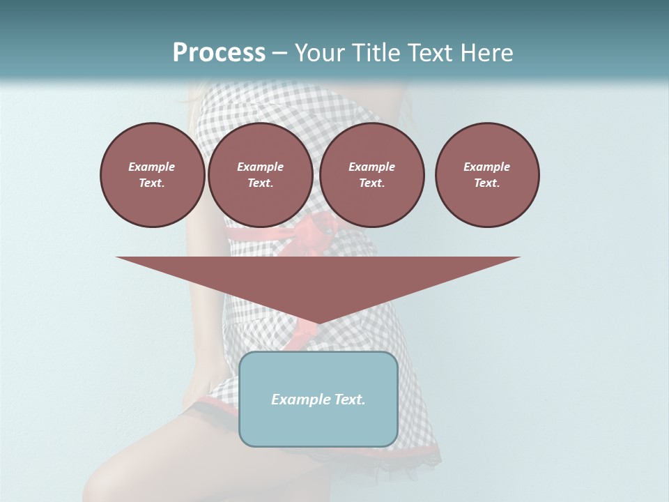 Heel Caucasian Red PowerPoint Template
