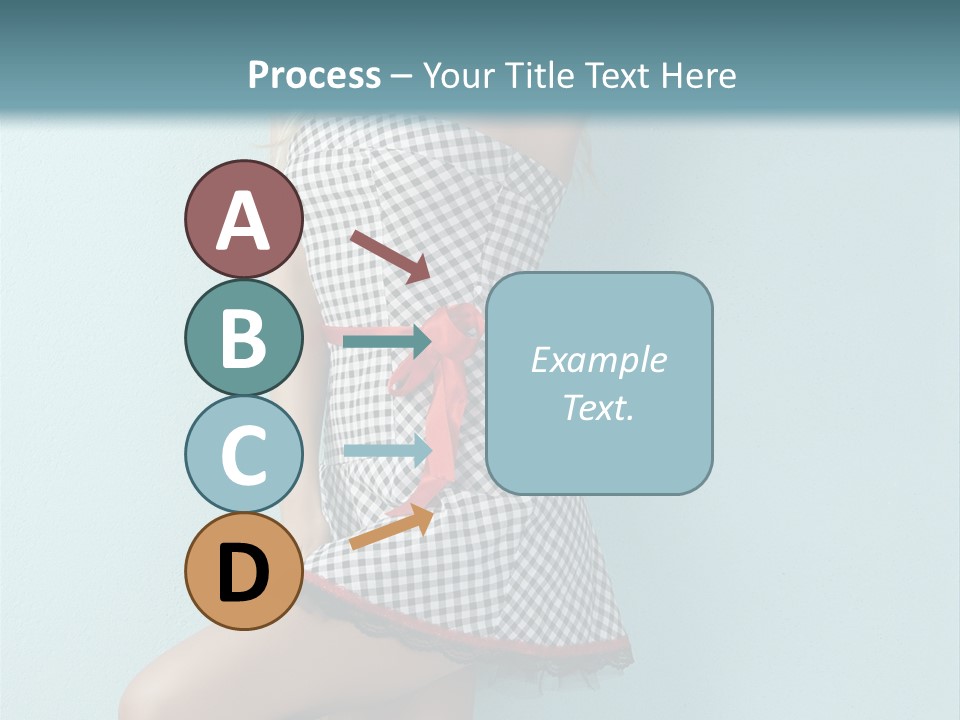 Heel Caucasian Red PowerPoint Template